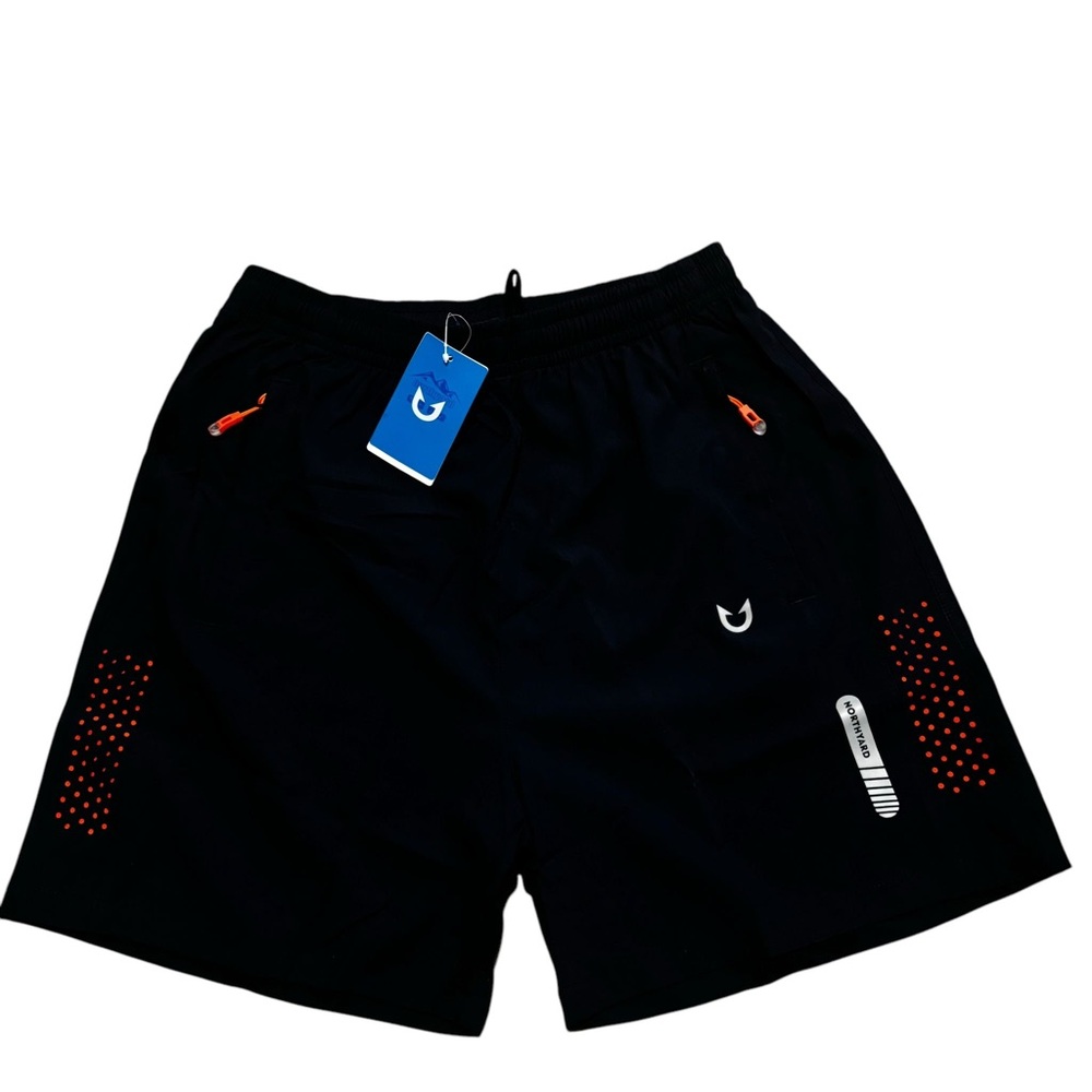 NORTHYARD Men's Running Workout Shorts Quick Dry 5" Inseam NWT